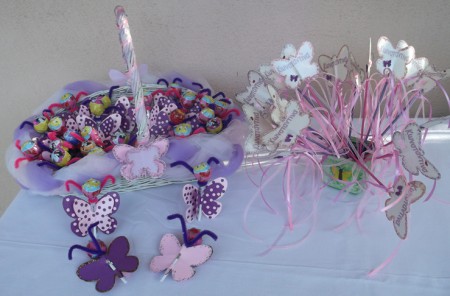 Όλα τα στοιχεία διακόσμησης για τη βάφτιση της Κωνσταντινούλας μας...