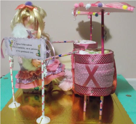 Εικόνα από το αριστερό πλαϊνό. Η ντράμερ μας εν δράση!