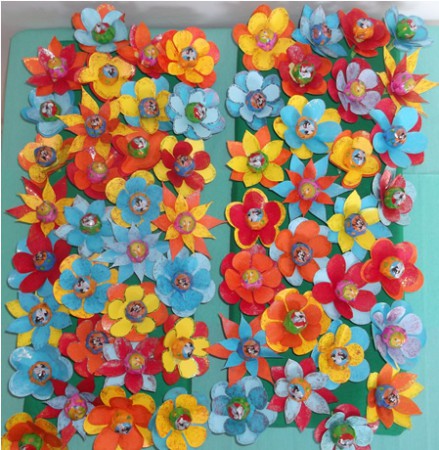 Λουλουδάκια - γλειφιτζούρια για τη βάφτιση της Μαίρης και του Ρούσου...